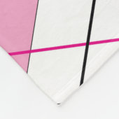 Couverture polaire Jacquard rose (Coin)