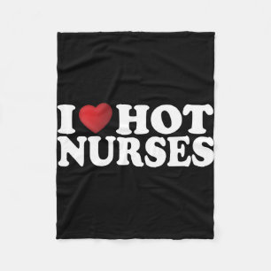 Couverture Polaire J'adore les infirmières chaudes