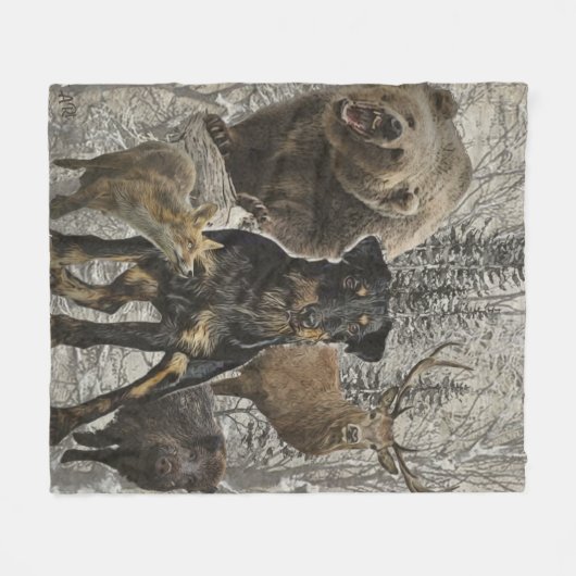 Couverture Polaire Jagdterrier, Chère Bête c. Renbrad (Devant (Horizontal))