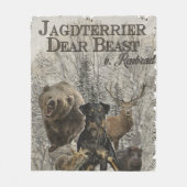 Couverture Polaire Jagdterrier, Chère Bête c. Renbrad Paperweight Pho (Devant)