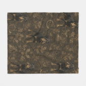Couverture Polaire Jagdterrier- Chien de chasse (Devant (Horizontal))