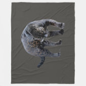 Couverture Polaire Jaguar Diablo gray fleece blanket (Devant)