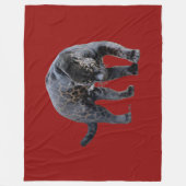 Couverture Polaire Jaguar Diablo red fleece blanket (Devant)