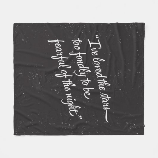 Couverture Polaire J'ai aimé les étoiles (Devant (Horizontal))