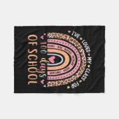 Couverture Polaire J'Ai Aimé Mon Cl Pendant 100 Jours École Rainbow T (Devant (Horizontal))