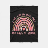 Couverture Polaire J'Ai Aimé Mon Cl Pendant 100 Jours École Rainbow T (Devant)