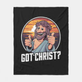 Couverture Polaire J'ai Buddy un Christ Noël Jésus Religieux (Devant)