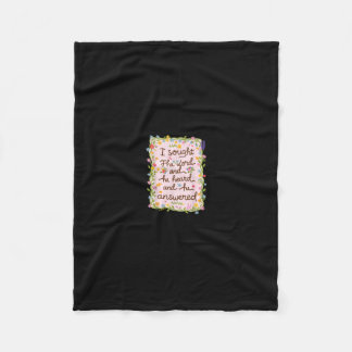 Couverture Polaire J'ai cherché le Seigneur et Il a entendu et Il a r