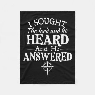Couverture Polaire J'ai cherché le Seigneur Il a entendu et Il a répo