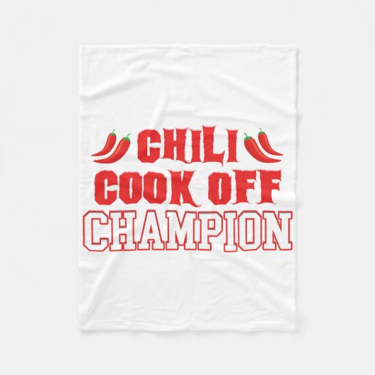 Couverture Polaire J'Ai Chilli Bbq Cook Off (Devant)