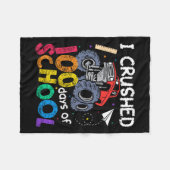 Couverture Polaire J'Ai Écrasé 100 Jours De Scolaires Garçons Enfants (Devant (Horizontal))