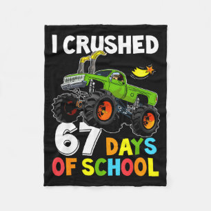 Couverture Polaire J'ai écrasé 67 jours d'école drôle six sept mème B