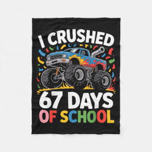 Couverture Polaire J'ai écrasé 67 jours d'école pour camion monstre p