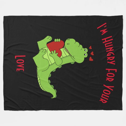 Couverture Polaire J'ai faim de ton amour (Devant (Horizontal))