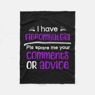 Couverture Polaire J'Ai Fibromyalgia Spare Me Vos Commentaires Reconn
