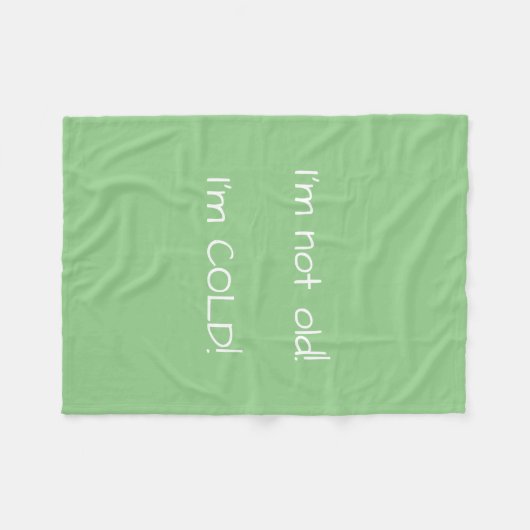 Couverture Polaire J'ai froid ! (Devant (Horizontal))