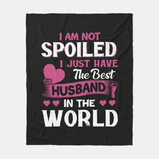 Couverture Polaire J'Ai Juste Le Meilleur Mari Au Monde (Devant)