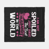 Couverture Polaire J'Ai Juste Le Meilleur Mari Au Monde (Devant (Horizontal))