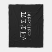 Couverture Polaire J'ai mangé un certain tarte et je l'ai aimé sur le (Devant)