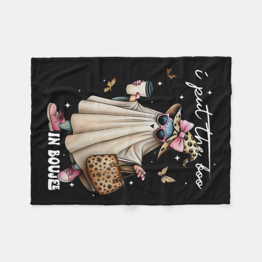 Couverture Polaire J'Ai Mis Le Boo À Boujee (Devant (Horizontal))