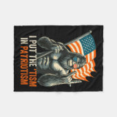 Couverture Polaire J'Ai Mis Le "Trisme" Dans Le Patriotisme Bigfoot U (Devant (Horizontal))