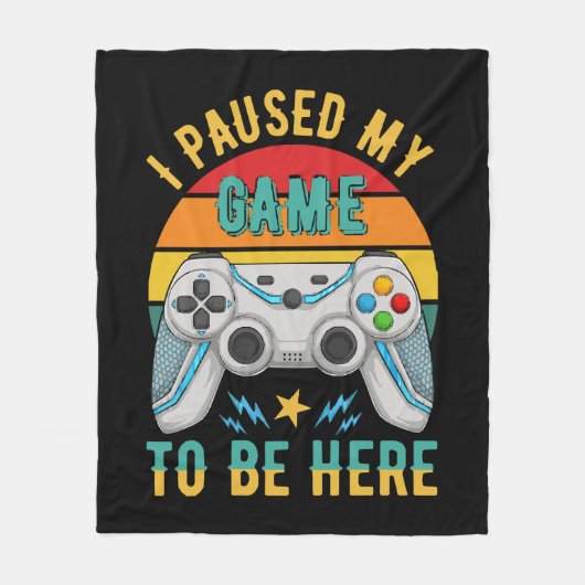 Couverture Polaire j'ai mis mon jeu en pause (Devant)