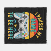 Couverture Polaire j'ai mis mon jeu en pause (Devant (Horizontal))