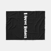 Couverture Polaire J'Ai Rage Tee - shirt & Cadeaux Conception min (Devant (Horizontal))