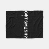 Couverture Polaire J'Ai Smash Funny Volant de badminton Badminton Lov (Devant (Horizontal))