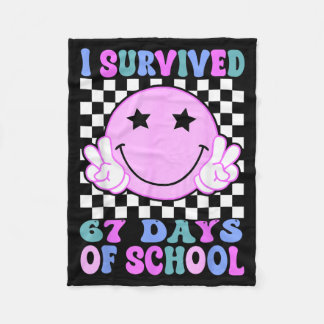 Couverture Polaire J'ai survécu 67 jours d'école drôle 67 mème élèves