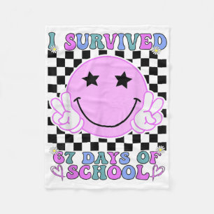 Couverture Polaire J'ai survécu 67 jours d'école drôle 67 mème étudia