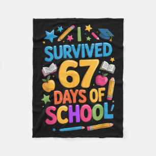 Couverture Polaire J'ai survécu 67 jours d'école Drôle élève enseigna