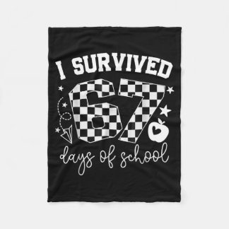 Couverture Polaire J'ai survécu 67 jours d'école enseignants élèves s