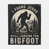 Couverture Polaire J'ai trouvé Jésus mais je cherche toujours Bigfoot (Devant)