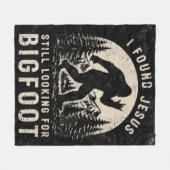 Couverture Polaire J'ai trouvé Jésus mais je cherche toujours Bigfoot (Devant (Horizontal))