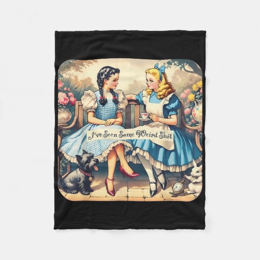 Couverture Polaire J'Ai Vu Un Peu Bizarre (Devant)