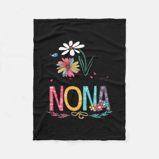 Couverture Polaire J'Aime Être Appelé Chemise Tournesol Nonna (Devant)