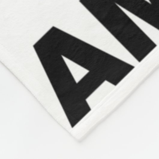 Couverture Polaire J'aime l'Amérique (Coin)