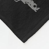 Couverture Polaire J'Aime Les Canons À Chiens Et Peut-Être Trois Pers (Coin)