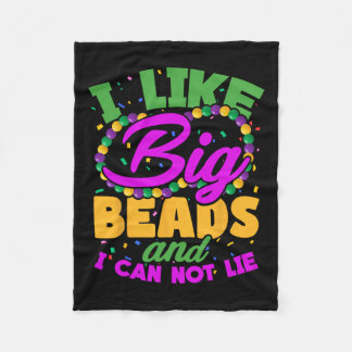 Couverture Polaire J'Aime Les Grandes Perles Et Je Ne Peux Pas Mentir