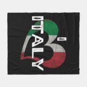 COUVERTURE POLAIRE J'AIME L'ITALIE (Devant (Horizontal))