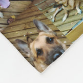 Couverture Polaire J'AIME l'ouatine ALLEMANDE de SHEPARDS (Coin)