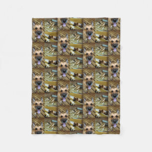 Couverture Polaire J'AIME l'ouatine ALLEMANDE de SHEPARDS
