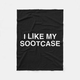 Couverture Polaire J'Aime Ma valise Sootcase Funny Trump Nouveauté Y2