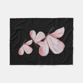 Couverture Polaire J'Aime Mes Cadeaux Papillon (Devant (Horizontal))