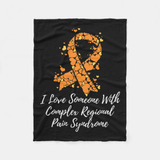 Couverture Polaire J'Aime Quelqu'Un Avec Une Sensibilisation Crps