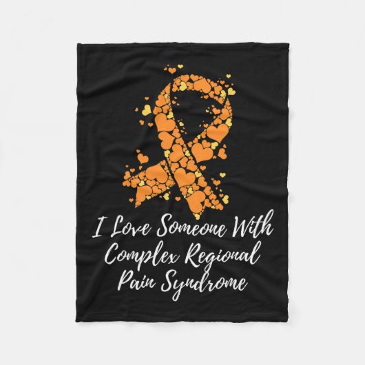 Couverture Polaire J'Aime Quelqu'Un Avec Une Sensibilisation Crps (Devant)