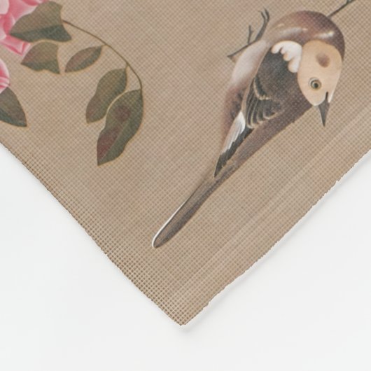 Couverture Polaire Jakuchu Rose Harmony Fleece Blanket (Coin)