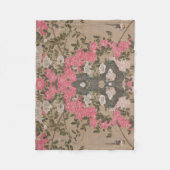 Couverture Polaire Jakuchu Rose Harmony Fleece Blanket (Devant)