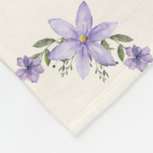 Couverture Polaire Jalon de bébé personnalisé (Coin)